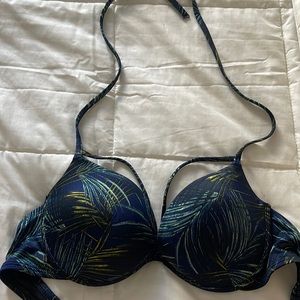 Victoria’s Secret Halter Padded Bathing Suit Top Tropical